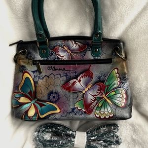 #101 Anna Satchel Butterfly design